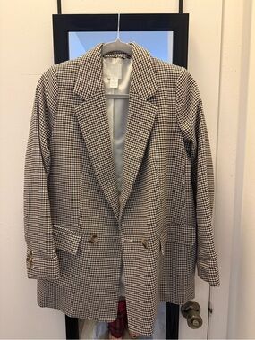 H&M Houndstooth Blazer